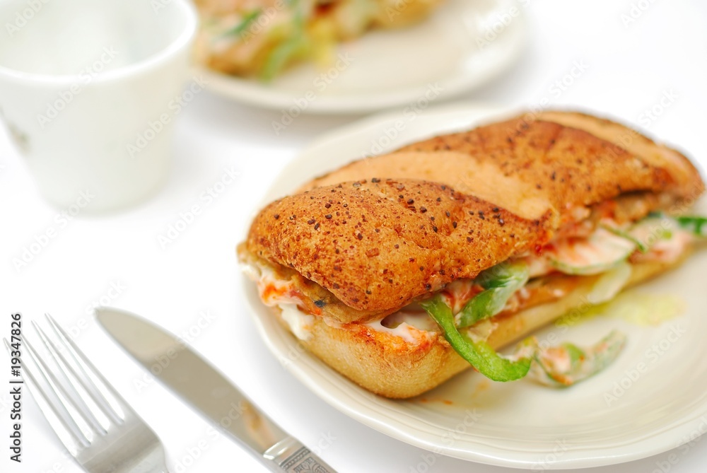 Healthy vegetarian sandwich Healthy vegetarian sandwich