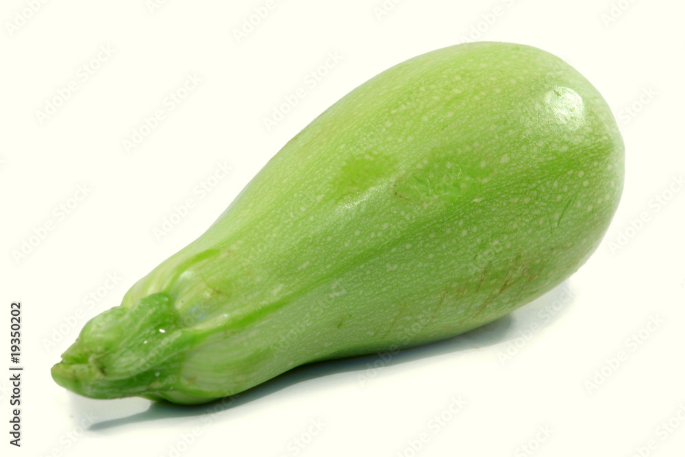 Zucchini ,A single, , white background, close-up Zucchini ,A single, , white background, close-up