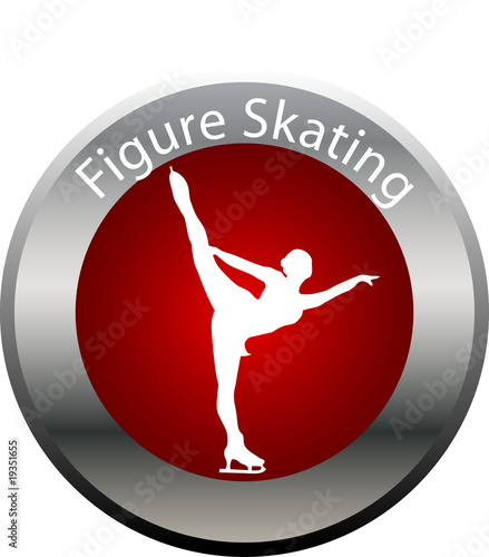 winter game button figure skating