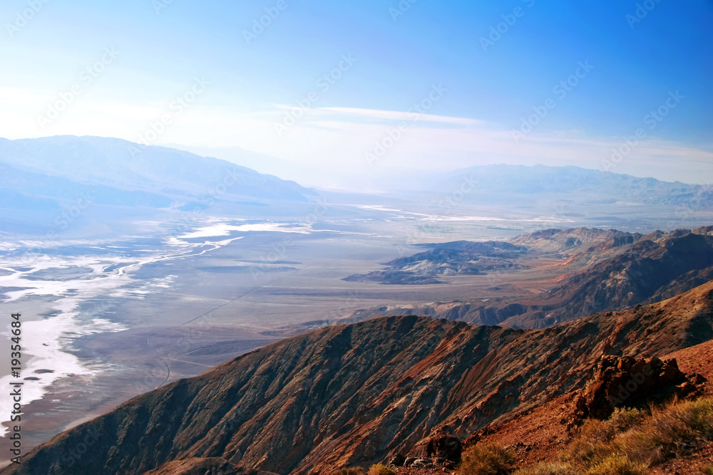 View on landscape of the Death Valley. California. USA