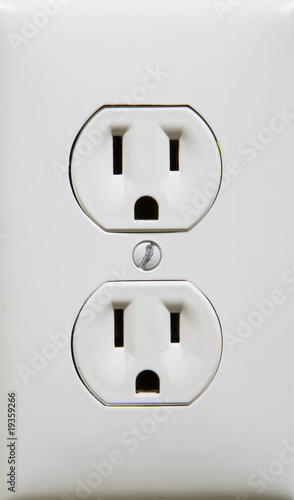 Bilde på lerret white electric outlet