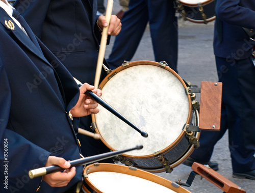 drummer in a parade