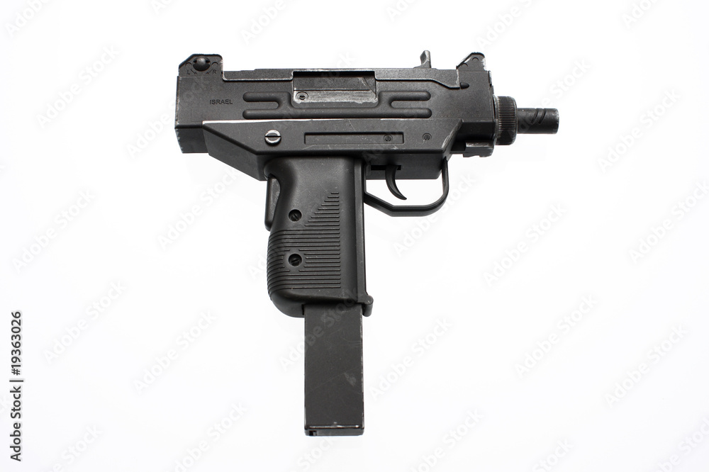 An Israeli automatic firearm An Israeli automatic firearm