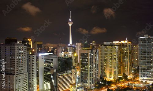 Photography Kuala Lumpur Cityscape with KLtower