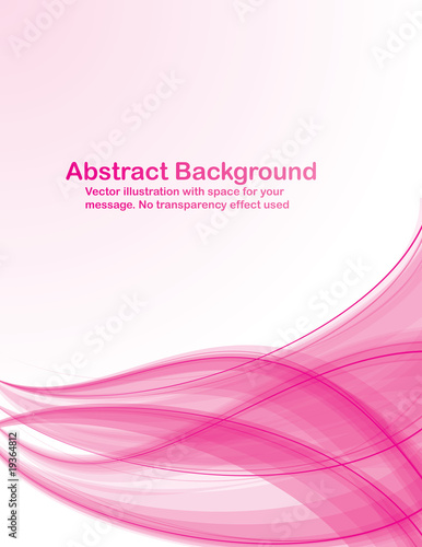 Abstract pink transparent waves
