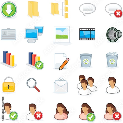 computer icons - office