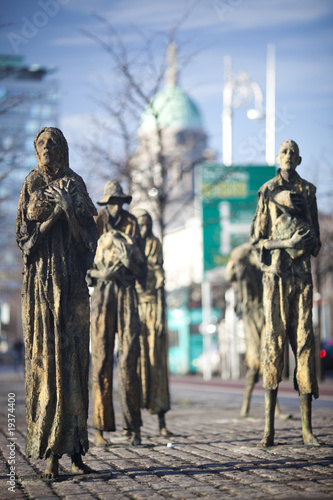 Konstfotografi Dublin famine memorial