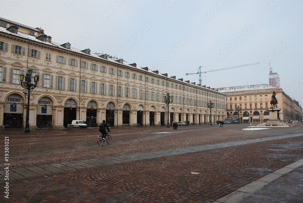 Fototapeta premium Torino, piazze, chiese e palazzi storici
