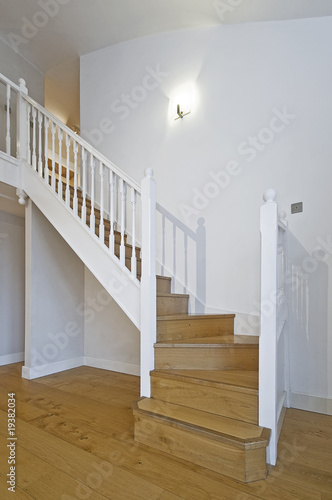 luxury wooden staircase