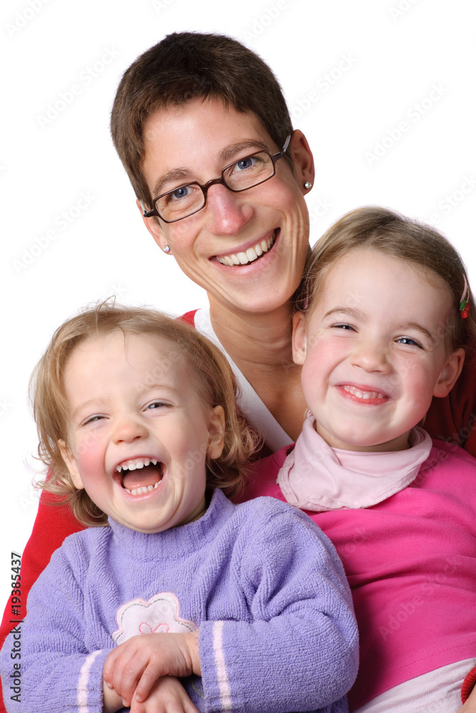 Mother with children