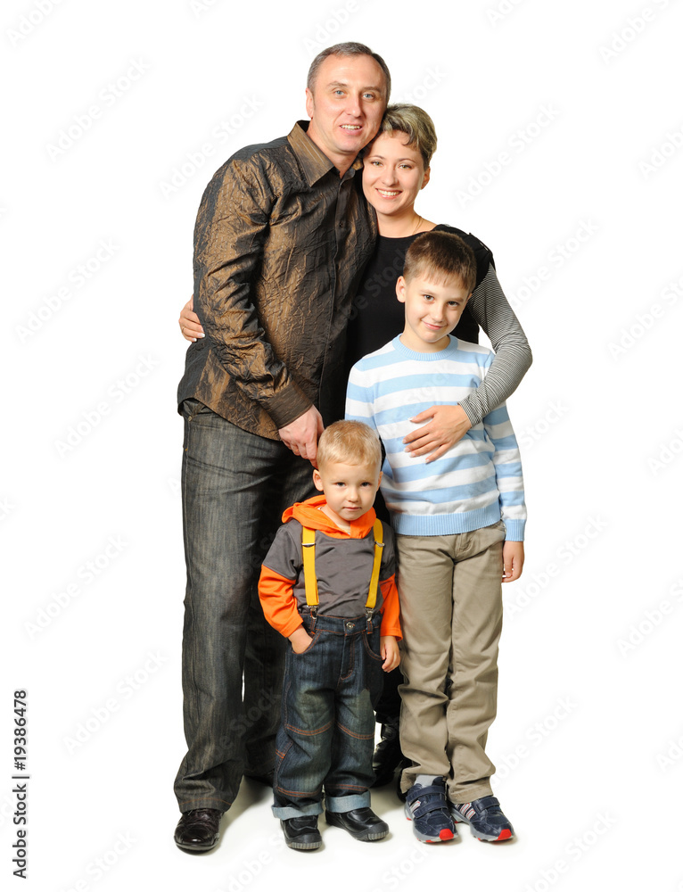 Happy family. Happy family.
