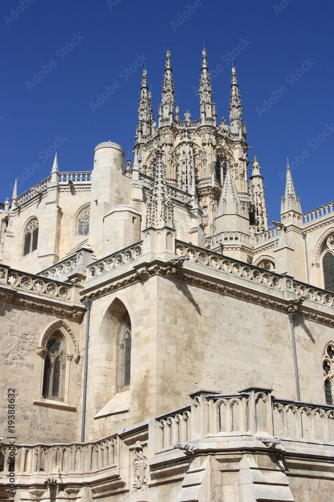 Medieval cathedral in Burgos, Spain