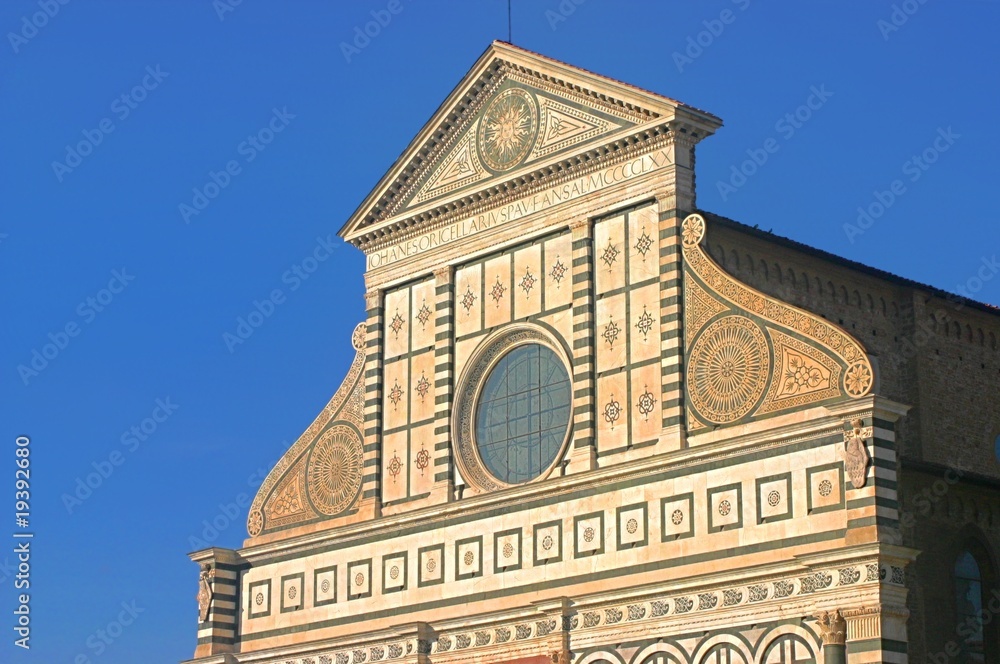 Wide Santa Croce church in Florence, Italy Wide Santa Croce church in Florence, Italy