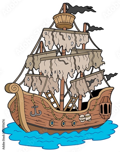 Mysterious ship