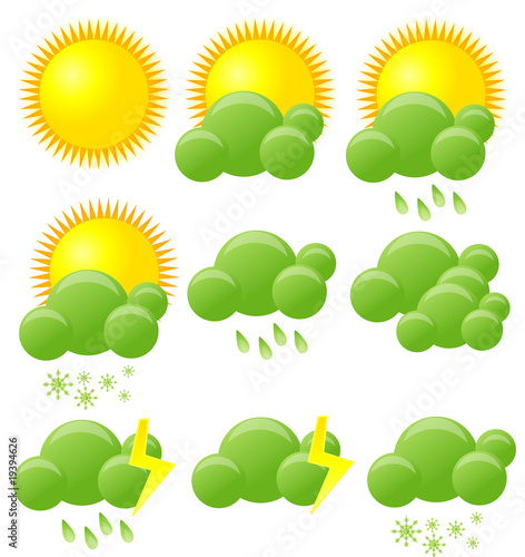 Eco weather icons
