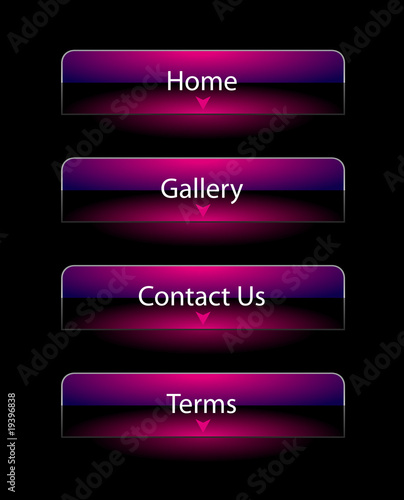 violett/purple web buttons