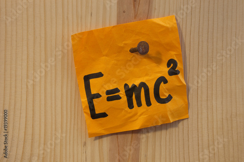 Obraz na płótnie Einstein equation nailed