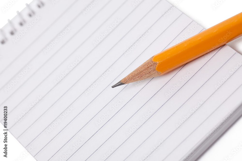 pencil and notepad pencil and notepad