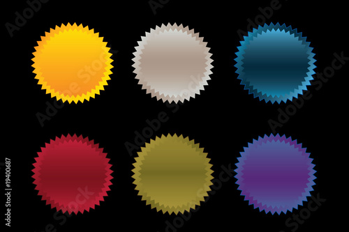 Color Badge Buttons