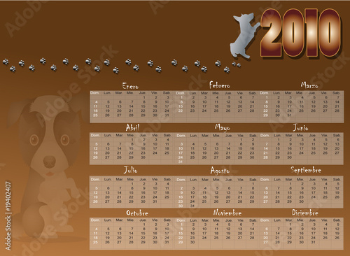 Calendario 2010 Canino