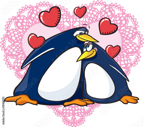 Valentine Penguins