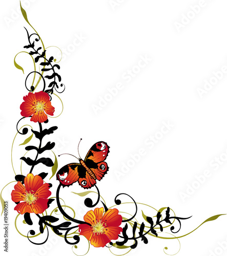 Frühling, Sommer, Blumen, Blüten, Ranke, flowers, floral