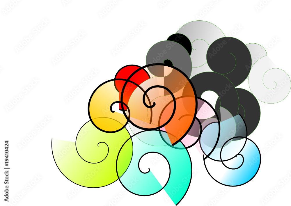 Fototapeta premium design-elemente-farbig-vektor