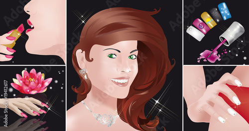 Nails art, trucco e cura dei capelli