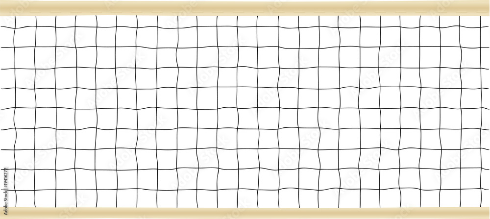 Obraz premium Tennis or Volleyball Net Vector illustration