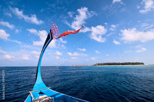 bateau de pêcheur, Ari atoll Maldives