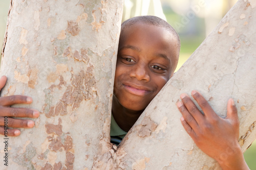 Young African American Boy ...