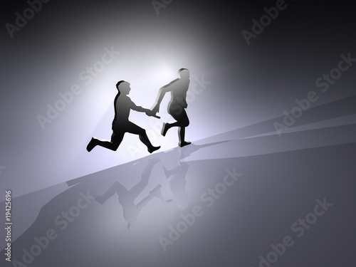 Staffellauf - Background - 3D