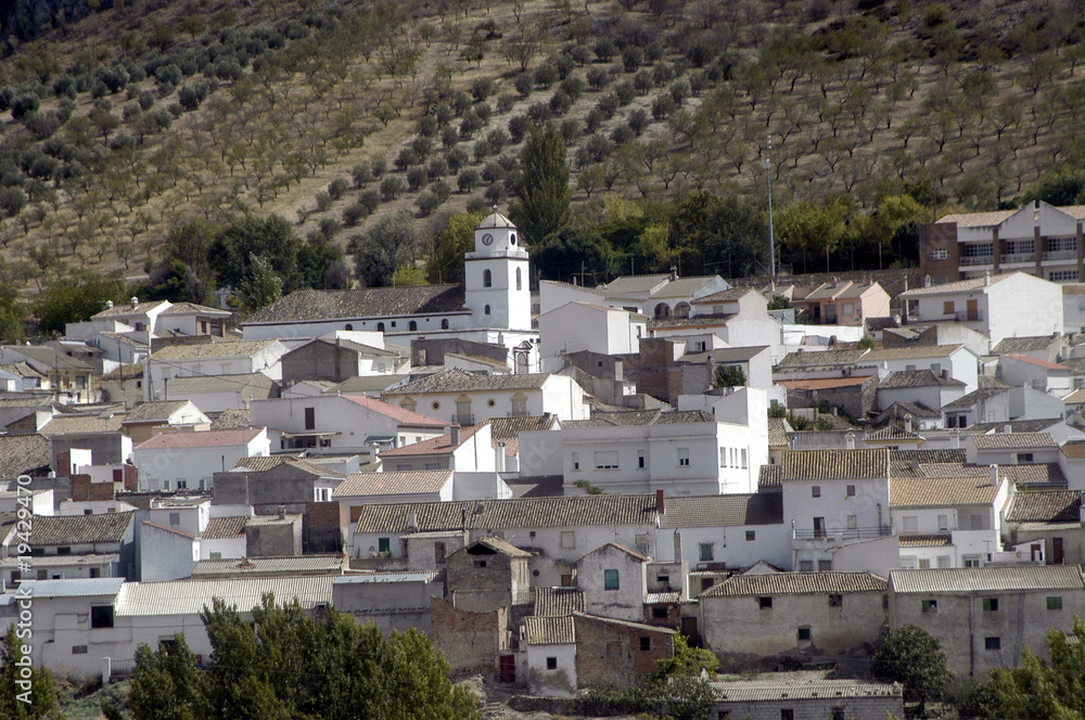 Fototapeta premium Vista general del municipio de Píñar 03