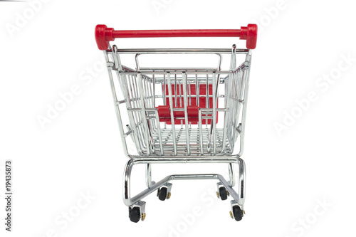 shopping trolley isolated © barneyboogles
