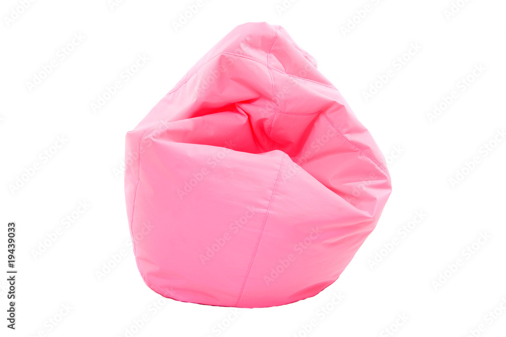Pink modern sofa on a white background Pink modern sofa on a white background