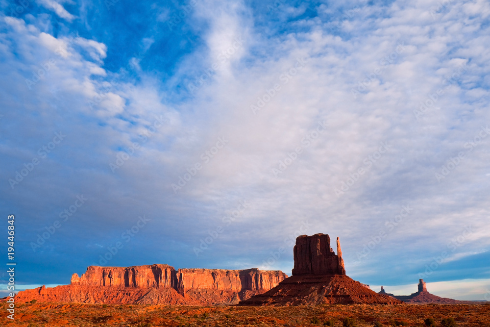 Dramatic Sky over Monument Valley in Arizona
