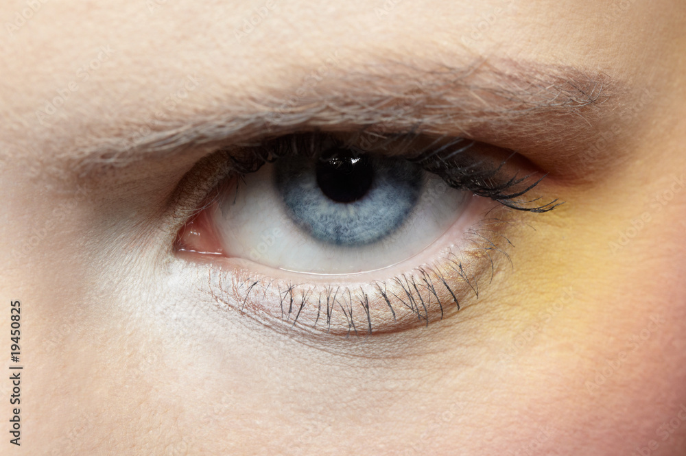 Obraz premium girl's eye zone make-up