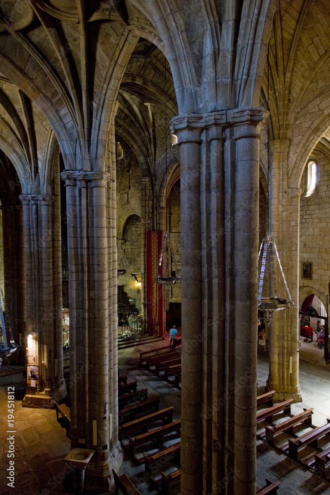 interior of Saint Mary's Cathedral, Caceres, Extremadura, Spain