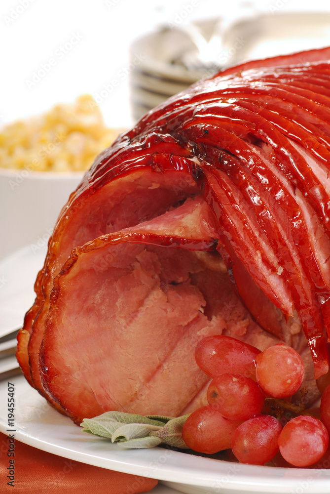 Easter spiral cut ham