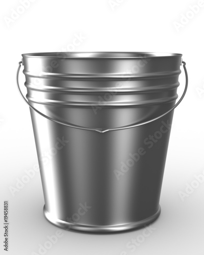 Bucket on white background....