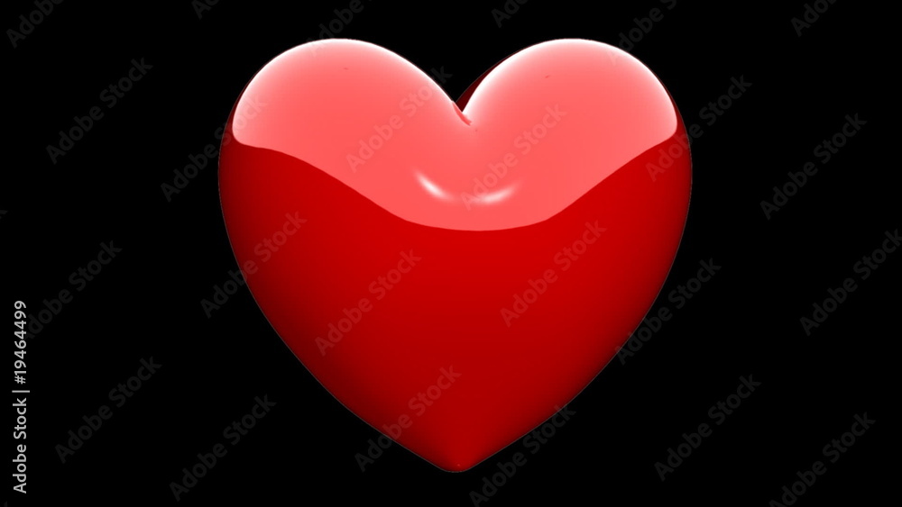 Heart beating. Looping. Alpha matte. Heart beating. Looping. Alpha matte.
