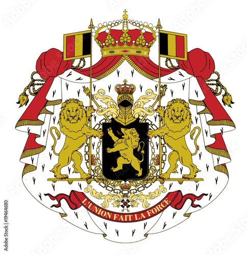 national emblem of Belgium photo