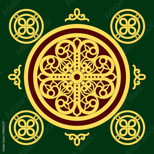 Christian orthodox pattern