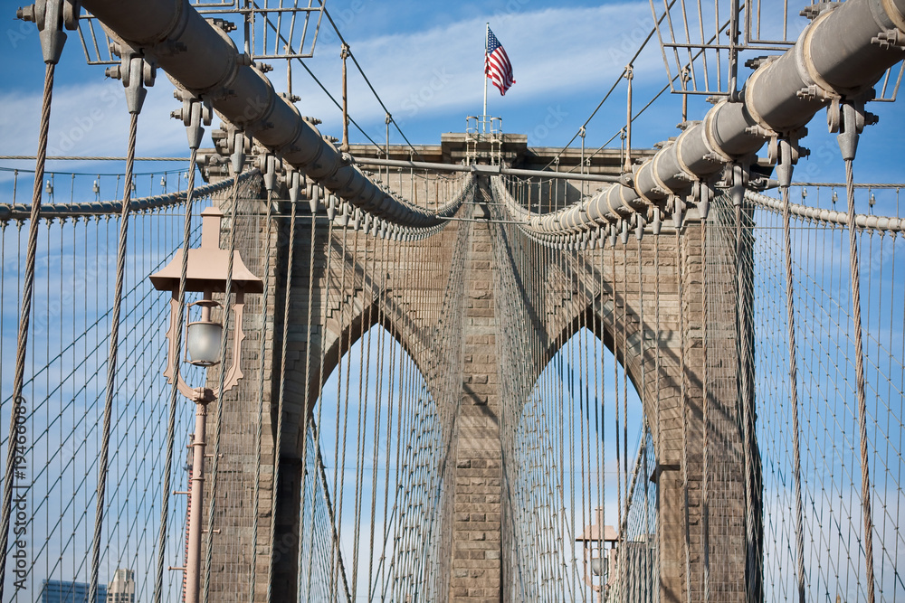 Obraz premium Most Brookliński w Nowym Jorku