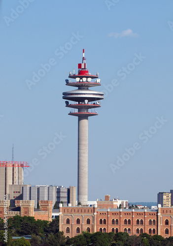 Telecomunication tower Funkturm Arsenal in Vienna, Austria