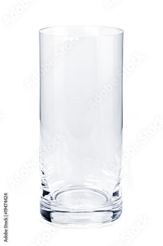 Empty tumbler glass