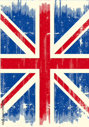 UK grunge flag
