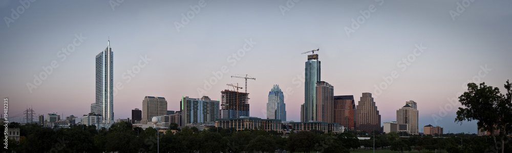 Austin, Texas Panoramic Skyline