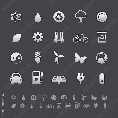 Gray Deluxe Icons - Ecology