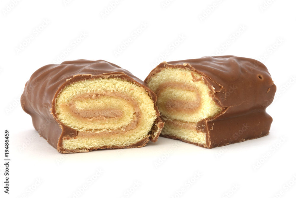 Sweet roll with chocolate Sweet roll with chocolate
